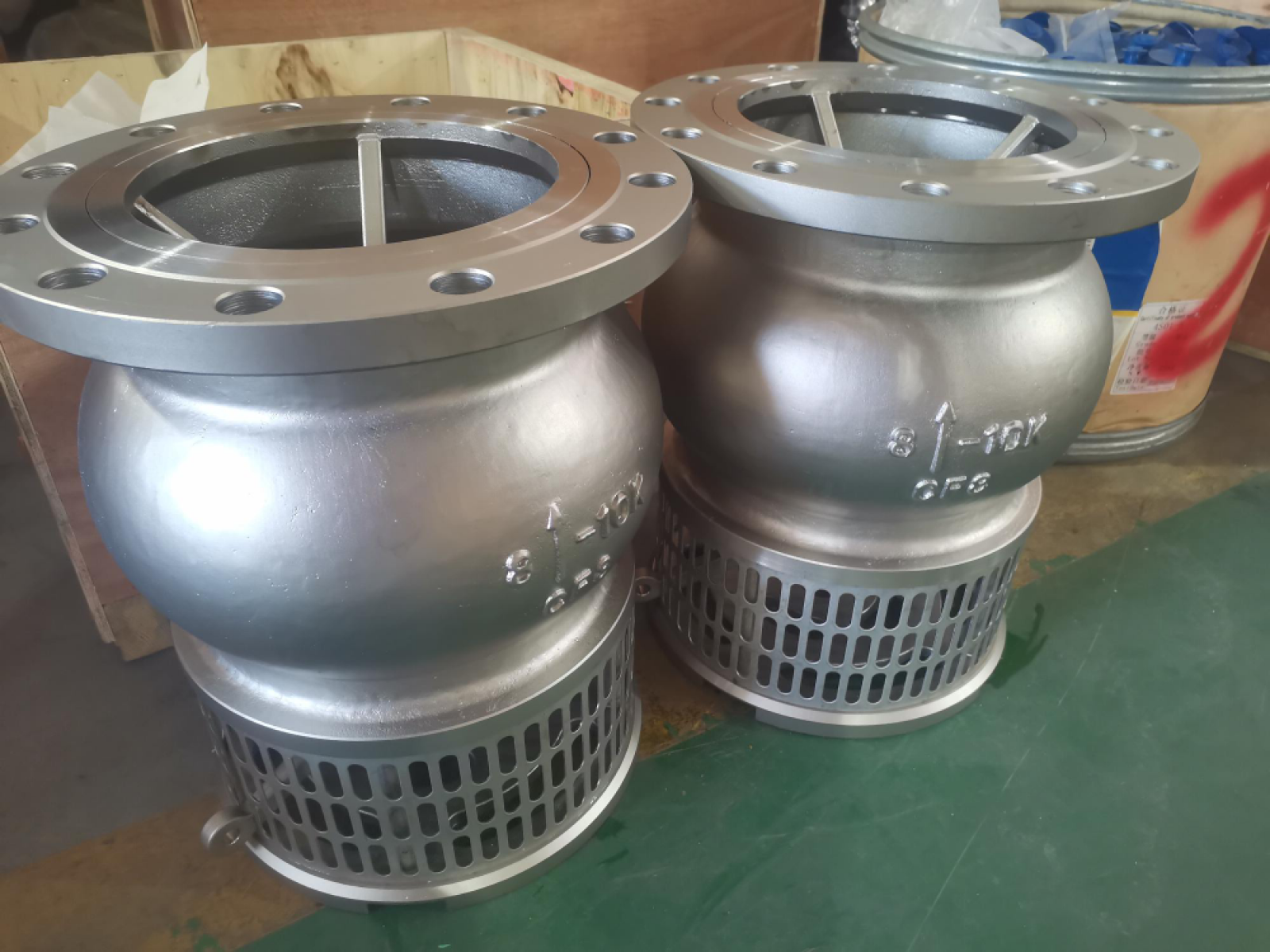 ฟุตวาล์ว สเตนเลส 304 ขนาด 8 นิ้ว